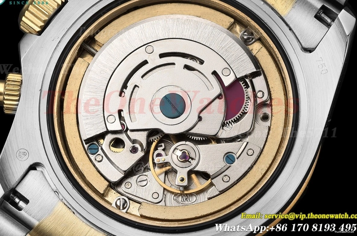 Dial SS GDF YG 40mm Daytona Black A3836 0403